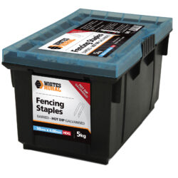 12504 HDG Barbed Staples 50x4.0mm 5kg
