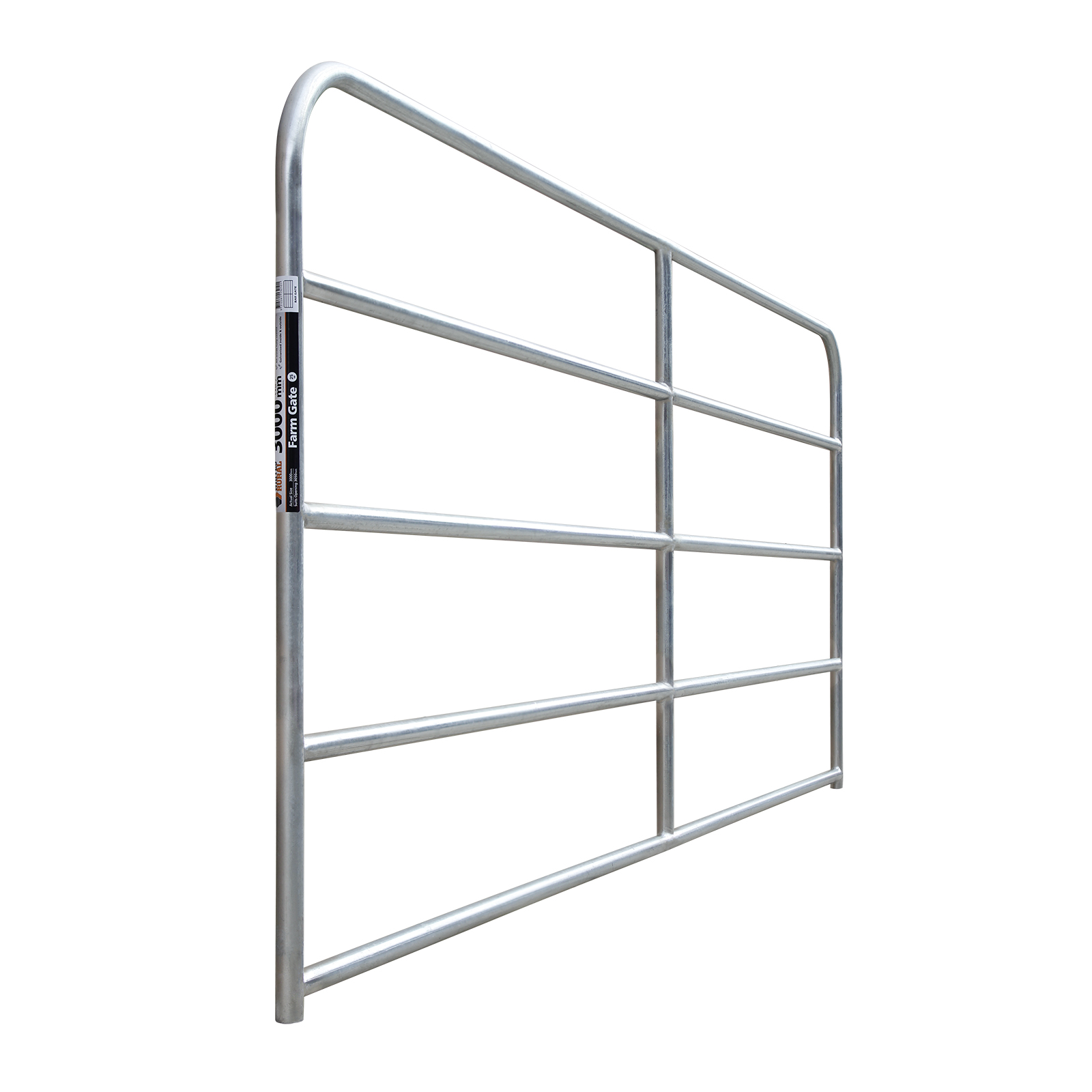 WR 5 Bar Farm Gate 3000mm - Side WR 5 Bar Farm Gate 3000mm - Side